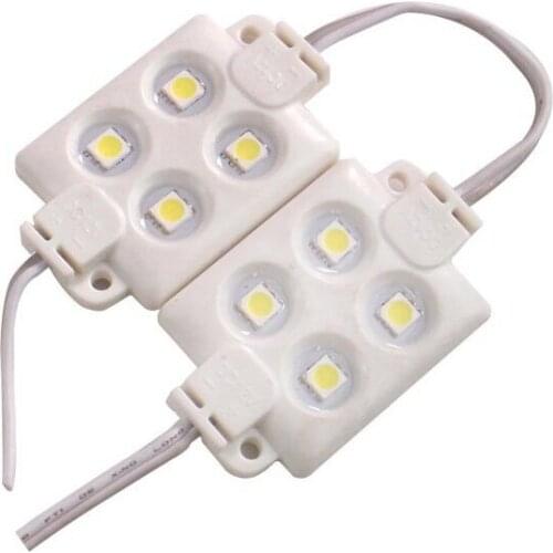High brightness DC12V 5050 20-22lm/led 1.2W/pcs 4led/pcs IP65 injection led Module,Good heat dissipation free shipping