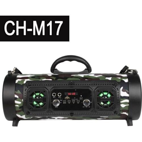 15W Hifi Portable Bluetooth Speaker FM Radio Move KTV 3D Sound Unit Wireless Surround TV Sound bar Subwoofer Outdoor Speaker+Mic