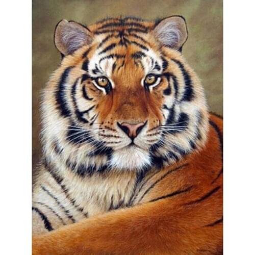5d Diy Diamond Painting Animal Tiger Cross Stitch Full Square Rhinestone Gaze Diamond Embroidery Mosaic kit Picture Home Decor