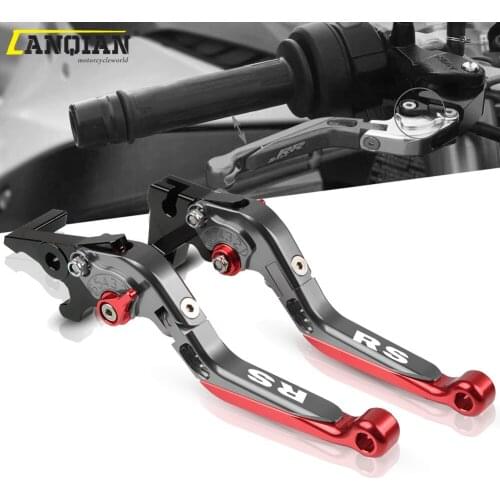 Motocycle Accessorise CNC Aluminum Adjustable Extendable Folding Brake Clutch Levers For Aprilia RS50 2007-2013 RS125 2002-2012