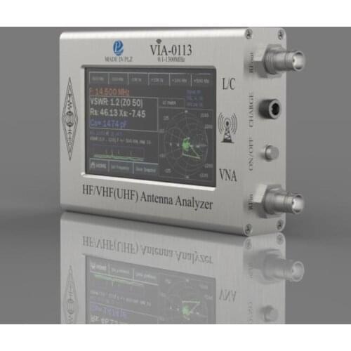 Antenna Analyzer Multifunctional Network Analysis 0.1-1300MHz 4.3 Inch TFT Imported Capacitive Touch Screen