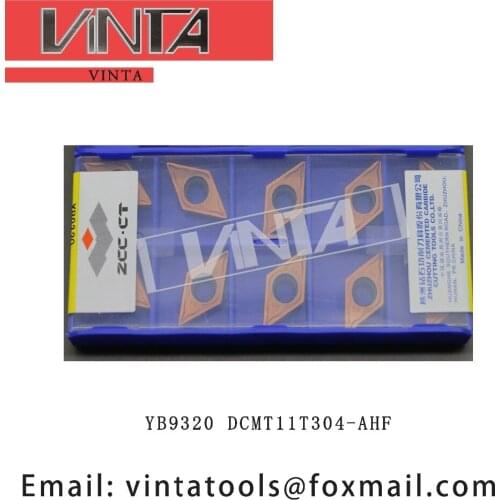 Free shipping high quality 10pcs/lots YB9320 DCMT11T304-AHF cnc carbide turning inserts cutting blade tools