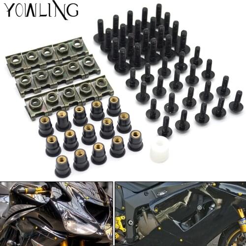 Motorcycle Windshield Fairing Bolts Nuts Screws Washer Kit Fastener Clips Screws for honda CBR 600 F2,F3,F4,F4i CBR600RR CBR650F