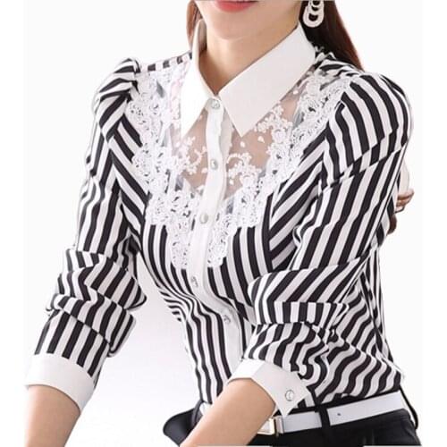 HZCX FASHION Lace Blouses
