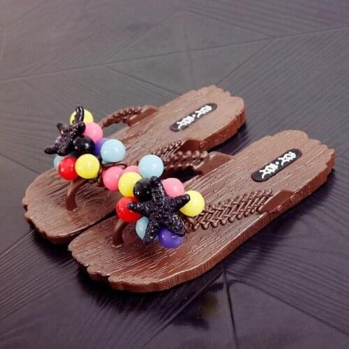 Fashion Summber New Beach Flip Flop Women Holiday Flat Soled Anti-skid Bathroom Student Grape Slippers