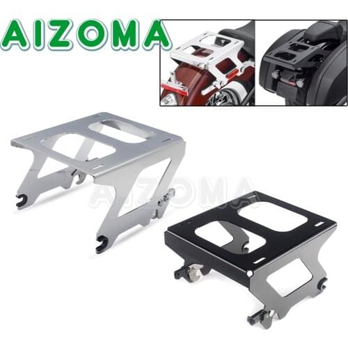 Motor Solo Tour Pak Pack Mounting Rack w/Solo Seat For Harley 2018-Up Softail Slim Deluxe Street Bob FLDE FLHC FLHCS FLSL FXBB