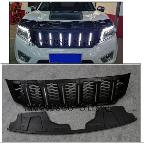 2018 Front Grille Frontier Grill for Nissan Navara NP300 2015-2019 2020 Raptor Grille Cover for Navara NP300