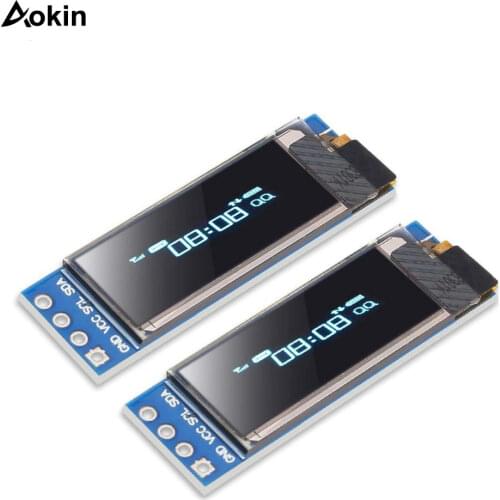 0.91 Inch 6Pin IIC I2C SPI Interface OLED White LCD Display Module 0.91" Drive SSD136 Board For Arduino Raspberry Pi 32