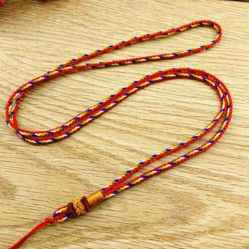 Multicolored Necklace Rope Hand-Knitted Fashion Simple Sweater Chain Hanging Fittings
