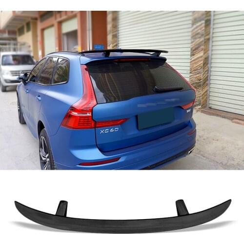 Roof Spoiler Suv Universal Type JS FRP Material Rear Trunk Wing Accessories Tail Spoiler For Volvo XC60 2017 - 2021