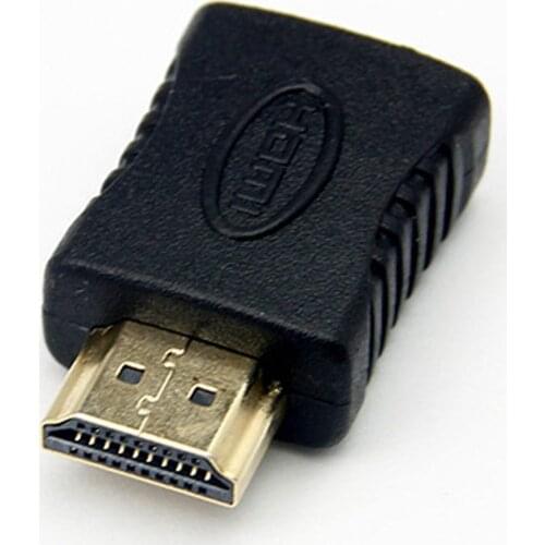 100pcs/lot wholesale HDMI Standard Male to Female Adapter Extension Connector Gold Plated HDTV V1.4
