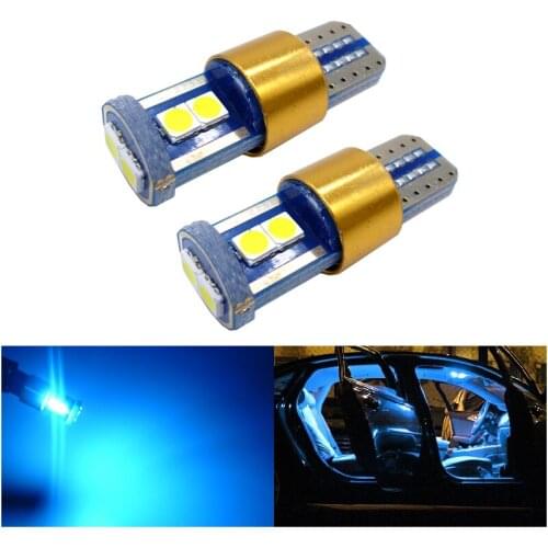 2x W5W T10 LED Light Bulbs 3030 Smd Led Light Bulbs On Cars For Volkswagen Vw Polo 6r 9n Sedan Touareg Tiguan Mk2