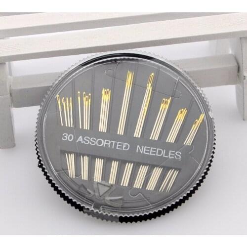 30PCS Thick Big Eye Sewing Assorted Needles Embroidery Hand Sewing