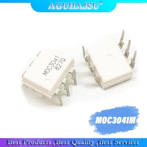 5pcs/lot MOC3041M MOC3041 3041 OPTOCOUPLER TRIAC 400V DIP6 IC In Stock