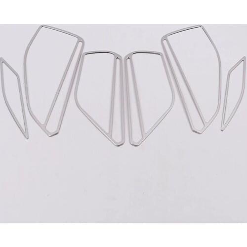 For Volkswagen Vw Golf 7 Mk7 Accessories A Pillar Door Stereo Speaker Protector Cover Circle Trim Sticker Interior Moulding