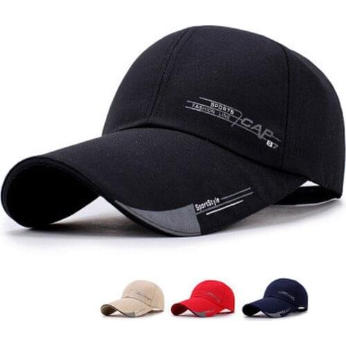 Outdoor Quick Dry Waterproof Sport Peaked Cap Sun Hat Baseball Caps Women Men Street Hiphop Hats Caps