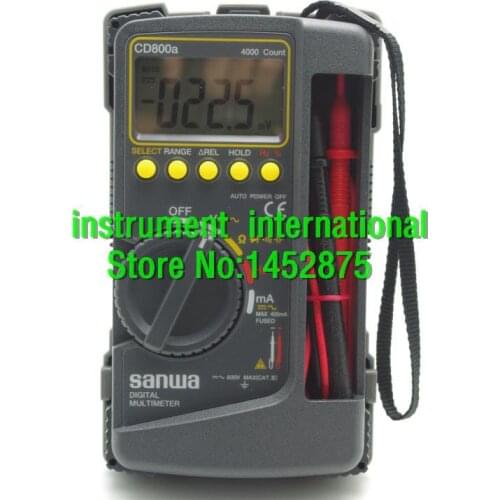 New SANWA CD800A DIGITAL Multimeter CD800A CD800a DMM 4000 Volt counter tester meter