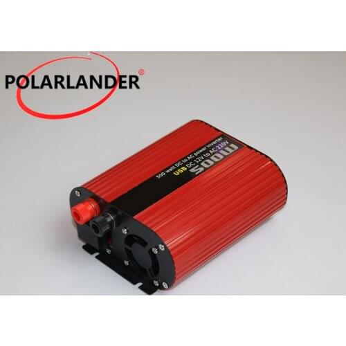 DC 12V to AC 110V/ DC 24V to AC 220V/ DC 24V to AC 110V/ Power Inverter Power Inverter Red Oval 500W 12V to AC 220V PolarLander