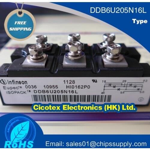 DDB6U205N16L IGBT DDB 6U205 N16L DIODE MODULE GP 1600V DDB6U205-N16L DDB6U205N16LHOSA1