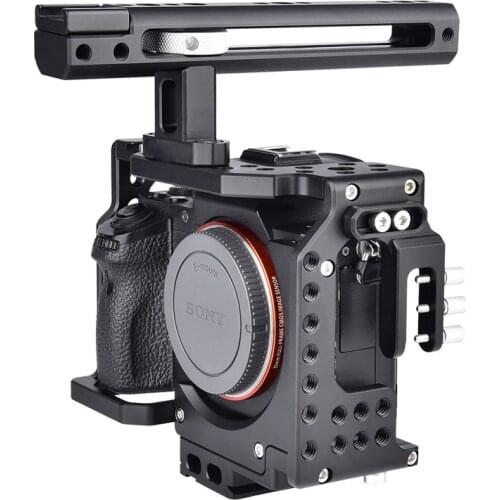 For Sony A7 Series A7s A7r3 a7iii a7m3 Professional Camera Dslr Cage Kit with Handle Camera Video Stabilizer