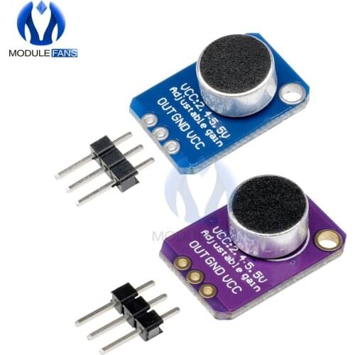Electret Microphone Amplifier Adjustable Gain Breakout Board For Arduino MAX4466 Module Diy Electronic Module
