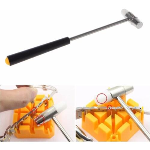 Metal Watch Band Adjuster Remover Link Precision Hammer Jewelry Repair Tool