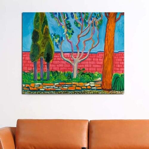 David Hockney Classic Artist Canvas Painting Posters Prints Marble Wall Art Painting Decorative Picture Modern Home Decoration