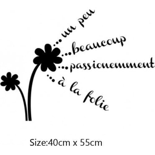 KUCADA flower wall sticker for living room home decoration removable wallpaper diy mural decal wall decor WP3914