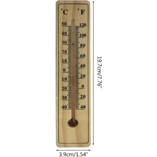 Wall Hang Thermometer Indoor Outdoor Garden House Garage Office Room Hung Logger