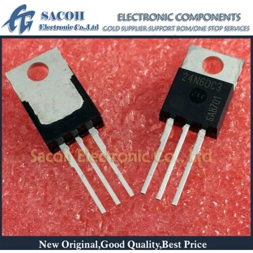 New Original 10PCS/Lot SPP24N60C3 24N60C3 24N60 or SPA24N60C3 or SPP24N60CFD SPA24N60CFD 24N60CFD TO-220 24A 600V Power MOSFET