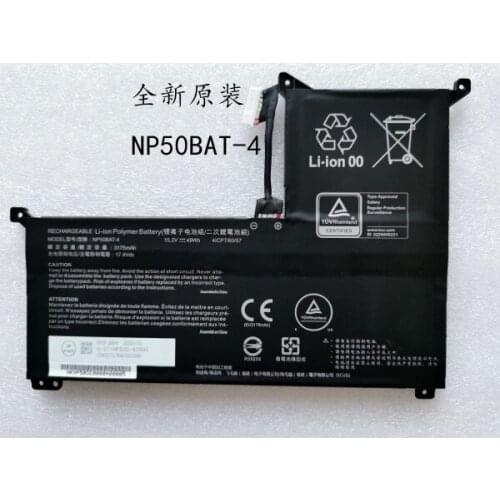 UGB genuine Clevo NP50BAT-4 15.2V 49Wh Replacement Laptop Battery
