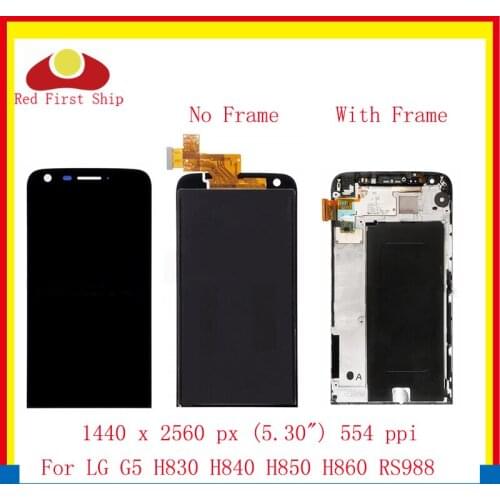 ORIGINAL 5.3'' For LG G5 LCD H830 H840 H850 LCD Display Touch Screen Digitizer Assembly With Frame For LG G5 H868 LCD Complete