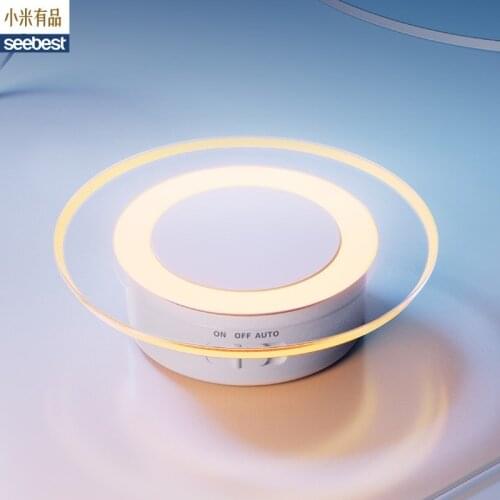 Original Seebest Smart Night Light 0 Seconds Wake Up Comfortable Soft Light, Dual Sensors for Human Body and Light Nighg light