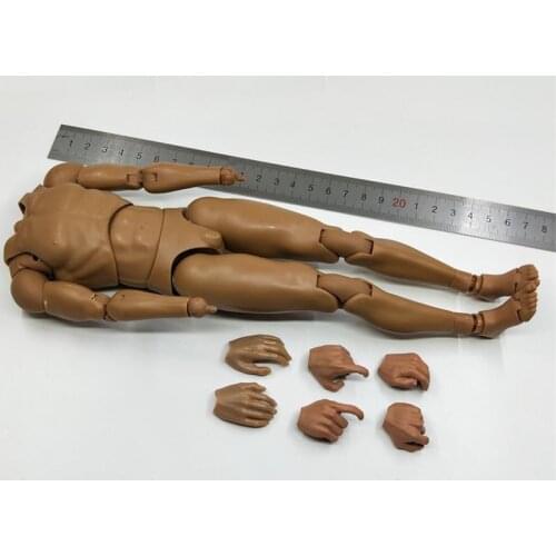 For Sale 1/6th UD9004 Russia Special Soldier Combat Man Suntan Color Body Figures With Foot Fingers For Usual 12 inch Doll