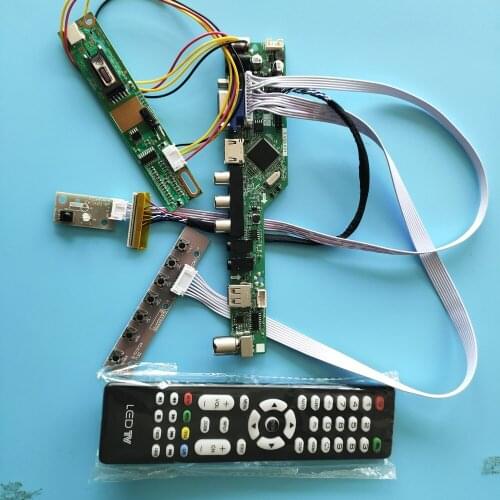 For B141EW04 V3 Resolution TV Digital Signal 1 lamps 14.1" AV Controller Board USB VGA HDMI Interface Module 30pin 1280X800