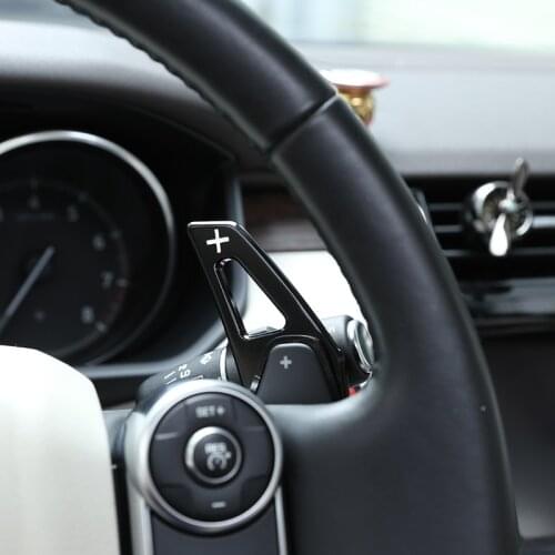 For Land Rover Range Rover Evoque Sport Vogue Aluminum alloy Steering Wheel Gear Shift Trim For RR Velar