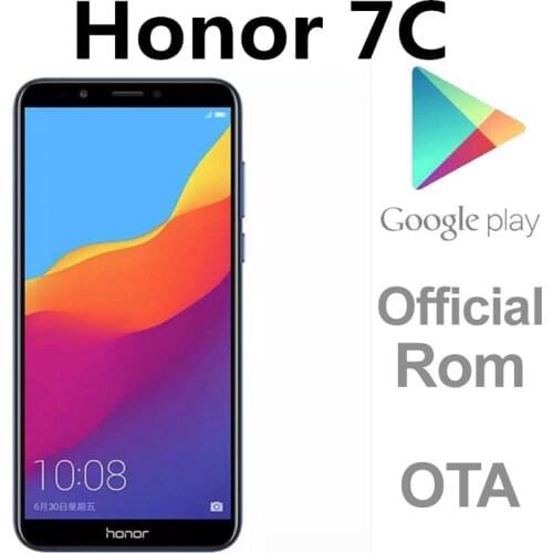 International Firmware Honor 7C 4G LTE Cell Phone Snapdragon 450 4GB RAM 64GB ROM 13.0MP 5.99" 1440X720 Fingerprint Android 8.0