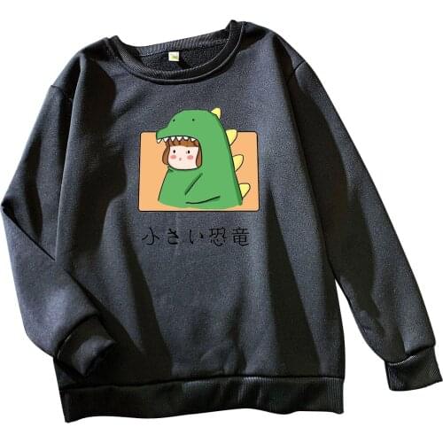 Round Neck Long Sleeve Sweatshirts Women Korean Loose Hoodies Female Casual Sudaderas Mujer Ropa Deportiva Mujer Длинный Рукав