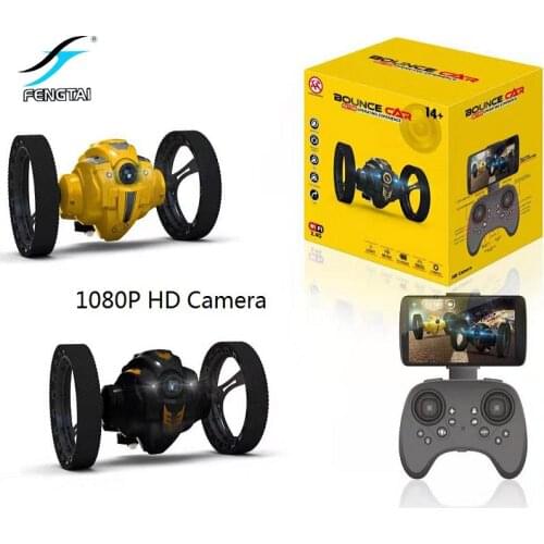RC car Wifi stunt bounce car smart camera video remote control high-speed balance car advanced LED headlight illumination toy