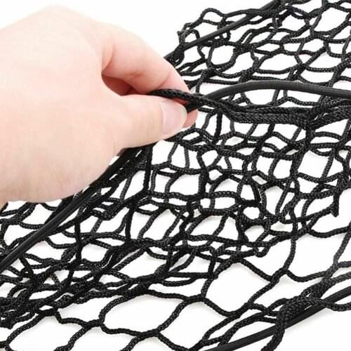 Universal Car Back Rear Trunk Seat Elastic String Net Bag Bag Pocket Auto Cage Storage Organizer Back Mesh Sticker