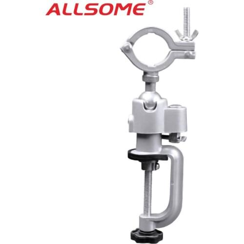 360 Degree Rotating Universal Vise Multifunctional Aluminium Alloy Swivel Bench Vise Clamp Electric Drill Stand Rotating Tools
