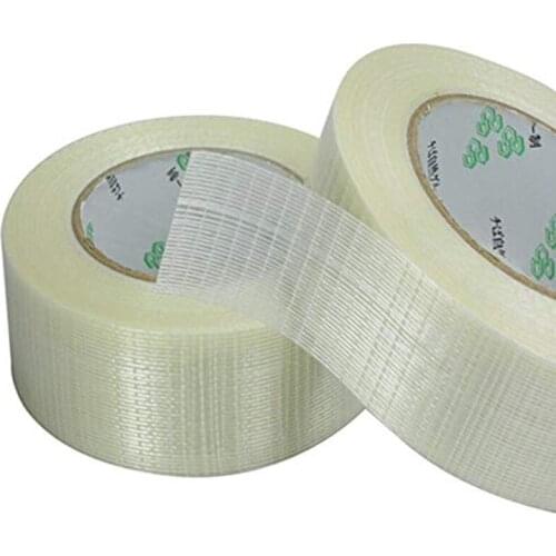 1pc / Volumes High Strength Transparent Grid Type Glass Fiber Reinforced Plastic Waterproof And Wear-Resistant Adhesive Tape