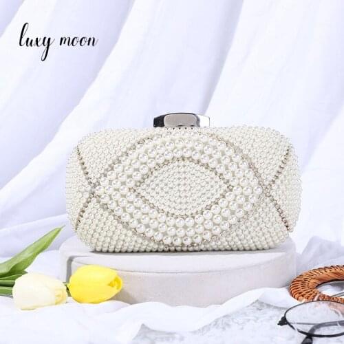 Womens Pearl Bag Over the Shoulder Bags Fashion Purses and Handbags Luxury Designer Womens Bag Evening Clutch Trend ZD2145