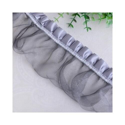 10meters Gold Silver Red Blue Yellow Lace ribbon Clothes Clothing Curtain Accessories Weaving diy Decorative Lace Trimming 9cm