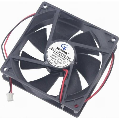 2PCS Lot DC 48V 90mm 92x25mm 2pin Ball Motor Brushless Cooler Cooling Fan 3700RPM 0.1A