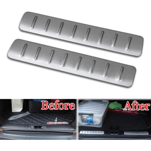 2x Stainless Scuff Plate Guards Step Car Styling Door Sill Trim Molding Cover Fit For 2012-2015 Range Rover Evoque Accessories