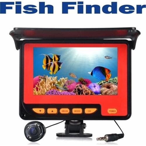 20m 4.3 inch Underwater 600TVL Ice Fishing Video Camera Fish Finder Video Recording DVR 4 Infrared IR LED