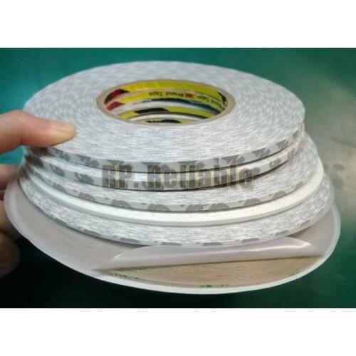 6pcs Mixed Translucent/Clear Cellphone LCD Screen Repair Glue tape, Double Sided Adhesive, 3M 1/1.5/2/3/4/5mm width * 50 Meters