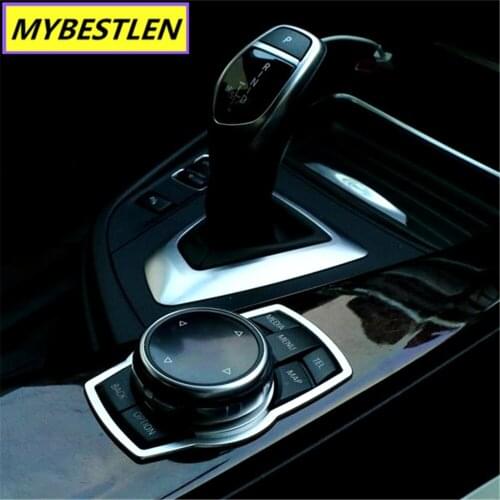 GR-C1 Interior refit multimedia buttons Cover Car Accessories For BMW X1 X3 X5 X6 F20 F01 F30 F15 accessories car styling
