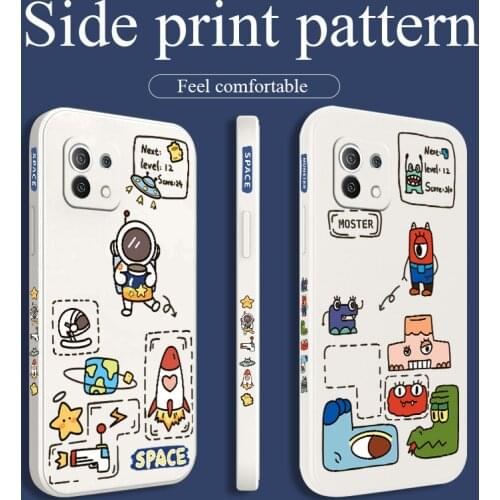 Earth Cube Phone Case For Xiaomi Mi 11 10T 10T Pro 10 S lite Ultra 9T 9 8 Note 10 Pro Poco F3 F2pro X2 Liquid Silicone Cover